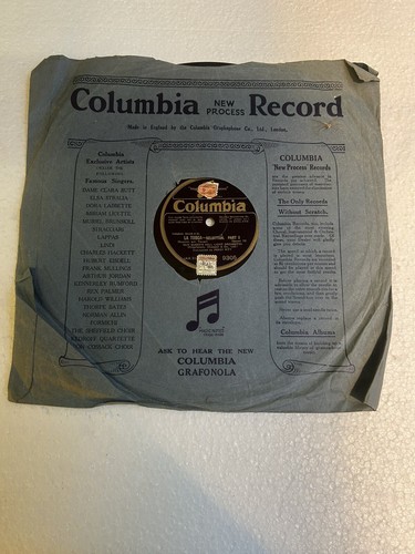 Vecchio disco vinile giri - vinile, 78