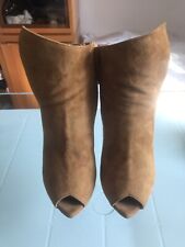 Aldo Castagna Scarpe Stivaletti Tronchetti Spuntati N.36 T.10 Camo Cammello