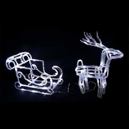 Slitta babbo natale - babbo, con