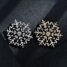 Spilla fiocco di neve Natale
