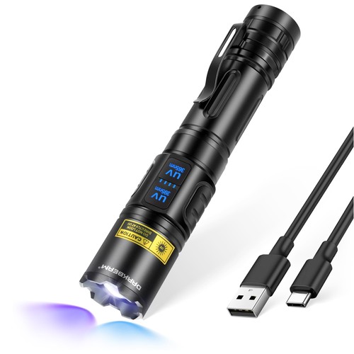 Torcia 365nm 395nm doppia - 365nm, &