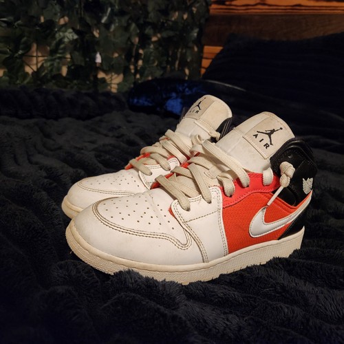 Jordan mid orange bianco - jordan, 1