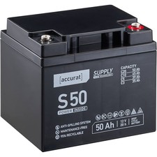 Batteria AGM 12V 50Ah Deep