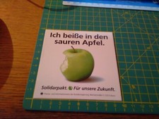 ADESIVO STICKER VINTAGE KLEBER mela apfel 