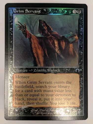 Grim servant - grim, retrò)