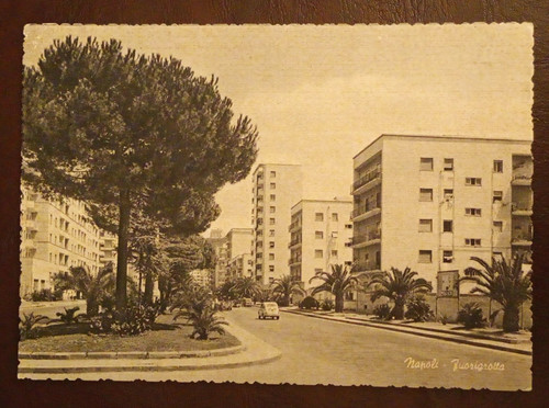 Cartolina napoli fuorigrotta - napoli,