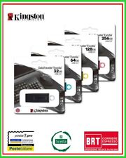 PENDRIVE PEN DRIVE PENNETTA USB 3.2 KINGSTON DTX CHIAVETTA 32GB 64GB 128GB 256BG