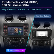 für Mercedes ML W164 7" DAB+