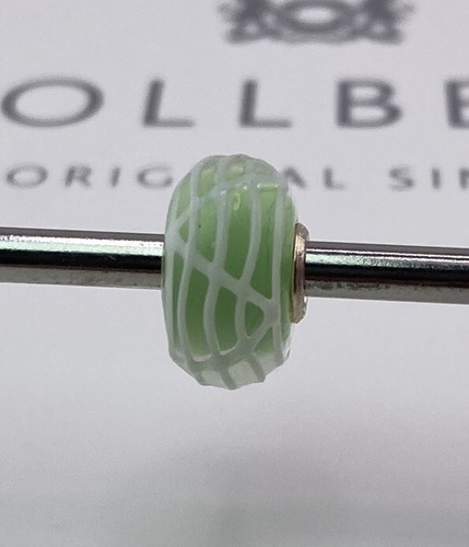 Trollbeads bianco verde - trollbeads, su