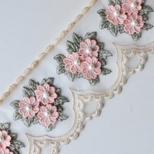 Lace Floral Edge Tent Trimming