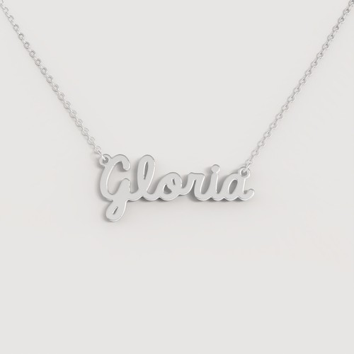 Collana nome donna - nome, acciaio