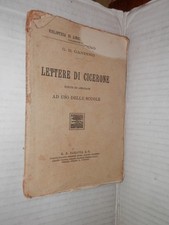 LETTERE DI CICERONE G B
