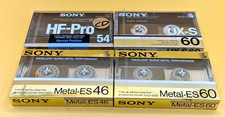 SONY UX-S HF-PRO METAL-ES Nastro audiocassetta vuoto (sigillato) PELLICOLE DANNEGGIATE
