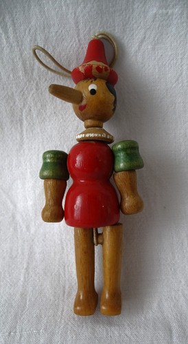 Pinocchio legno vintage - in,