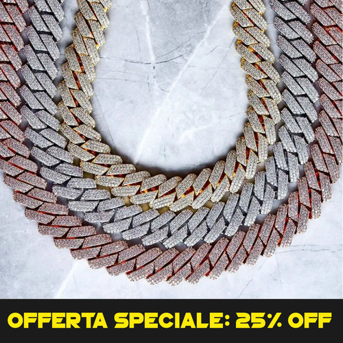 Collana uomo catena - catena, cubana
