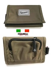 PORTAFOGLIO VERDE NERO STOFFA MULTI TASCHE VE-00017-82ARMYGREEN