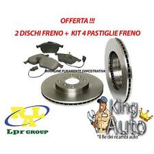 COPPIA DISCHI FRENO + PASTIGLIE ANTERIORI FIAT MULTIPLA 1.9 JTD MULTIJET