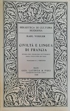 VOSSLER Karl, Civiltà e