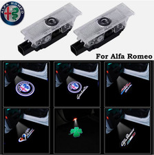 2x Luci Benvenuto 3D LED Logo Proiettore per Alfa Romeo Stelvio Giulia Mito