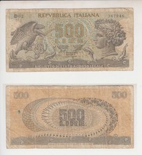 Repubblica 500 lire aretusa - 500,