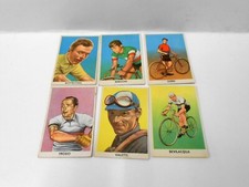 Ciclismo 6 SIDAM figurine cartonate anni '60 come da foto bottecchia gerbi ...