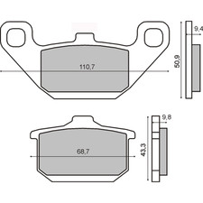 PASTIGLIE FRENO ANTERIORI