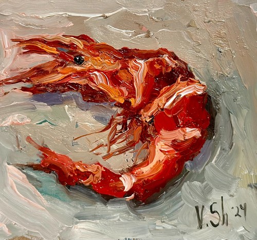 Gamberetti quadro olio