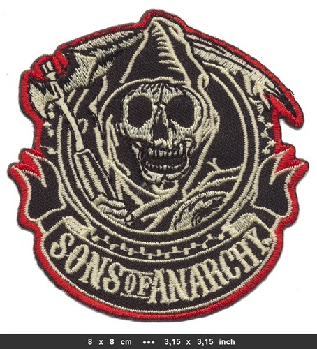 Sons anarchy biker toppa - anarchy,