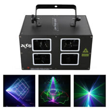 Proiettore 4 Lenti Animazione Scansione RGB Laser Beam DMX Discoteca DJ Spettacolo Palco Illuminazione
