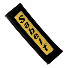 Sabelt Coppia Cuscinetti Cintura di Sicurezza Larghi 3 Pollici Corsa Rally Motorsport Imbracatura Nero