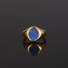 Anello Uomo Lapislazzuli Blu