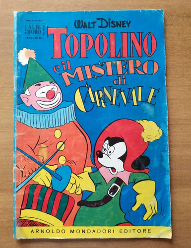 Albo oro topolino e - d'oro, "topolino