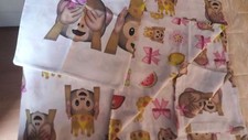 Set copripiumino letto singolo per bambini - sacco e federa cuscino Scimmiette