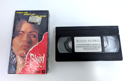 Blood symbol vhs rare horror - symbol,