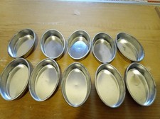 Stampo Pasticciotto Leccese in alluminio Formine Pasticciotto  ORIGINALI- 10 pz