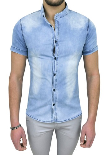 Camicia jeans uomo diamond - camicia,