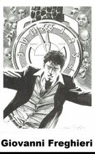 DYLAN DOG Stampa 30x42 Limited