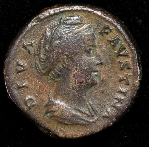 Diva faustina sesterzio 141 - i,