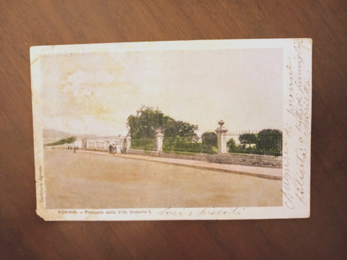 Formia prospetto della villa - -,