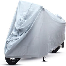 Copertura per Moto, Telo Coprimoto Economico Antipioggia per Esterno E Intern, C