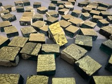 Piastrelle mosaico Smalti oro - frammenti di vetro cattedrale metà secolo 2 oz