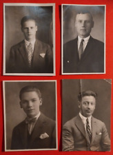 4 PHOTO FOTO TESSERA UOMINI  1930 C.   ( F 19 )