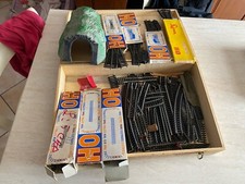 Lotto binari e accessori per trenini Lima scala Ho anni 70 da collezione
