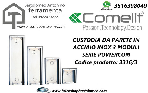 Custodia parete acciaio - custodia, da