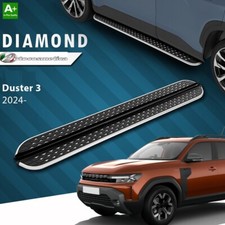 PEDANE LATERALI SOTTOPORTA IN ALLUMINIO ABS PER DACIA DUSTER III 2024 
