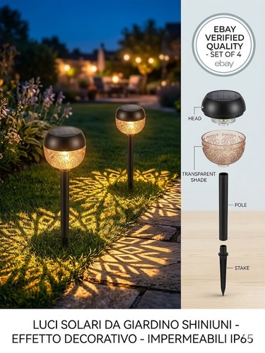 Set lampade solari - lampade, da
