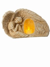 Statua Angelo Con Luce