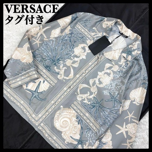 Camicia seta versace - di,