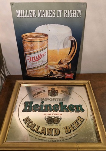 Insegna birra miller - miller,