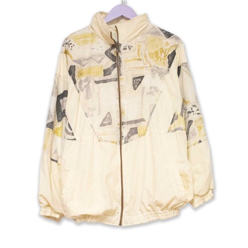 Giacca vento vintage beige a - giacca,